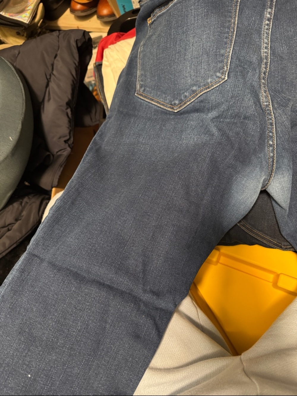 Madewell roadtripper medium was blue jeans size 33P petite - Picture 9 of 9